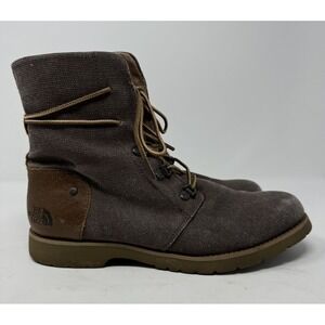 The North Face Women's Ballard Lace II Coated Canvas Winter Boots size 9.5